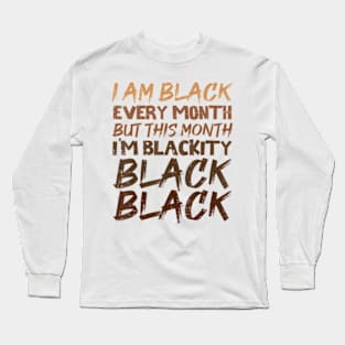 Black History Month Bhm African Long Sleeve T-Shirt